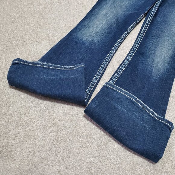 SILVER JEANS Suki Bootcut Jeans Stretch Mid-Rise Indigo Blue Women's 32 X 33" - Picture 15 of 15